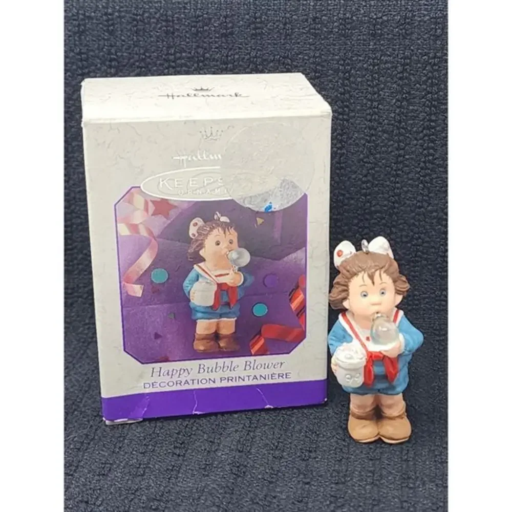 1999 Hallmark Keepsake Happy Bubble Blower Easter/Christmas‎ Ornament